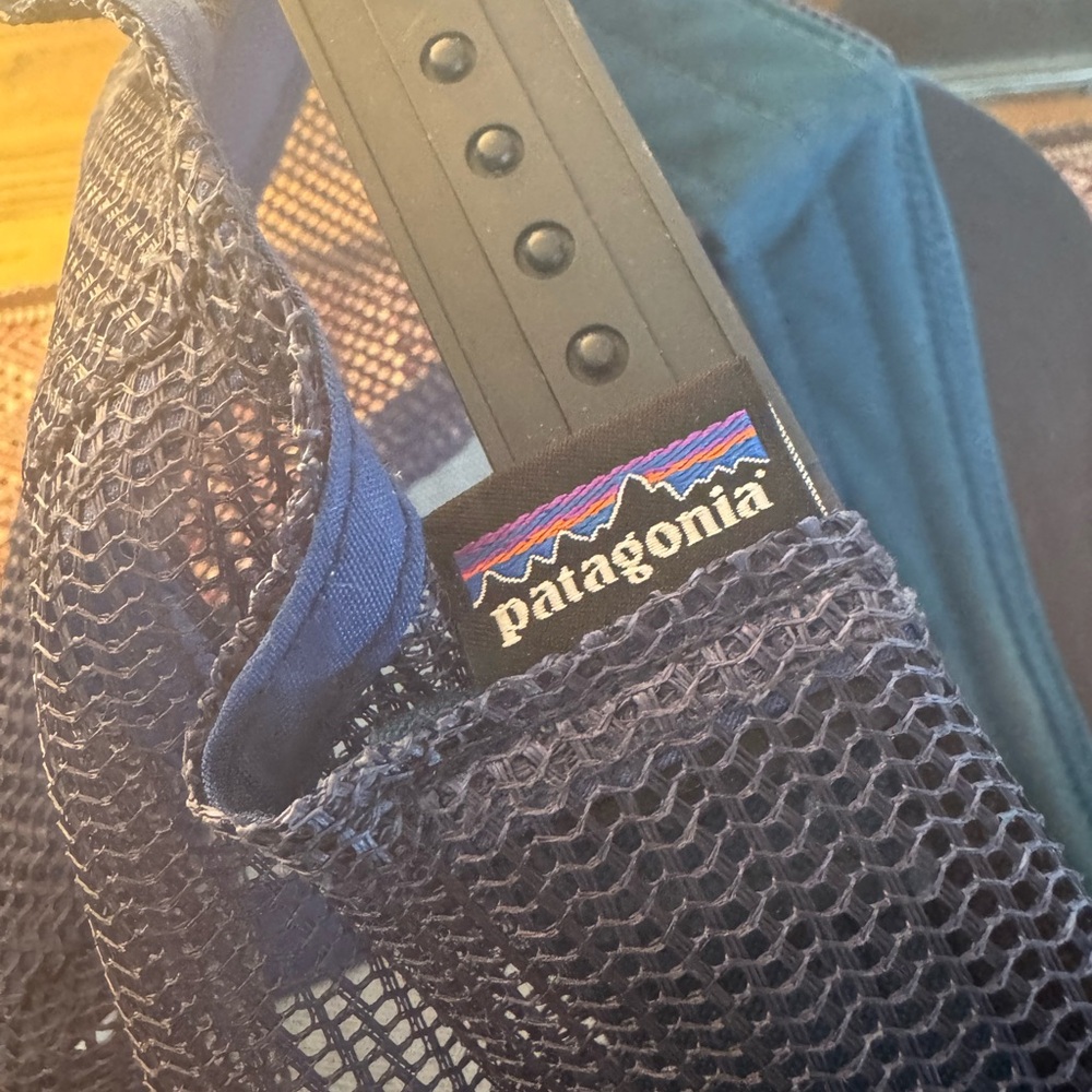 Patagonia Navy and Teal Trucker Hat - Picture 6 of 6